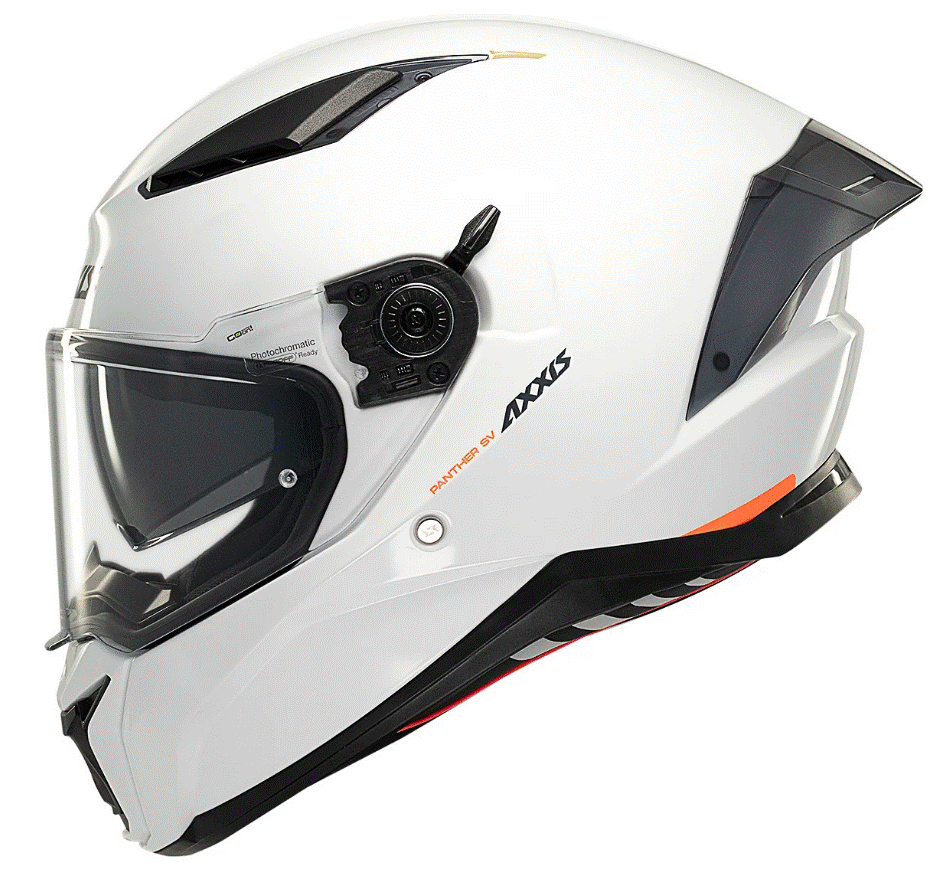 Каска AXXIS PANTHER SV SOLID WHITE GLOSS
