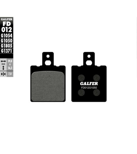 Предни/задни мото накладки Galfer SCOOTER FD012G1050