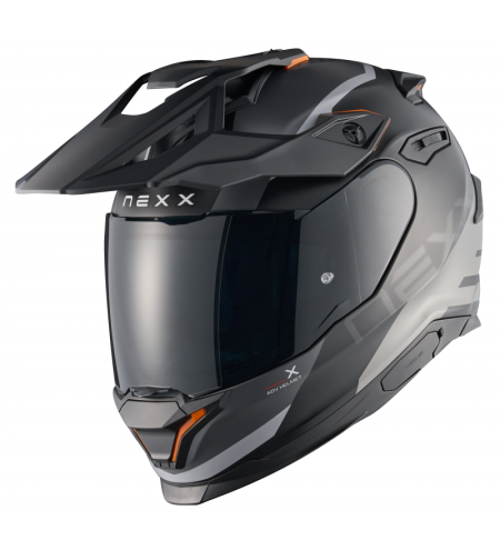 Адвенчър каска NEXX Y.TRAVL QUEST BLACK GRAY
