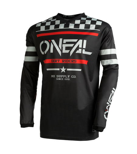 Детска мотокрос блуза O'NEAL ELEMENT SQUADRON V.22-BLACK/GRAY