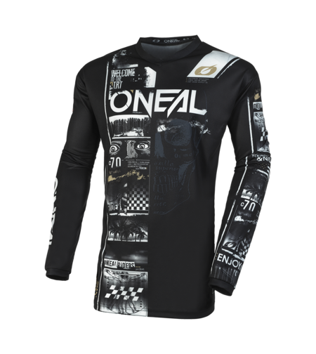 Мотокрос блуза O'NEAL ELEMENT ATTACK V.23 BLACK/WHITE