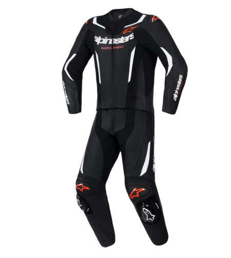 КОЖЕН ЕКИП ALPINESTARS 2PCS GP Force V2 Black/White/Fluo Red