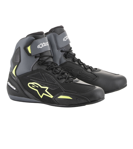 Мото боти ALPINESTARS FASTER-3 DRYSTAR BLACK YELLOW FLUO