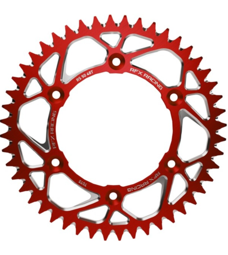 Заден пиньон RFX Pro Series Elite KTM SX 50 14-24 Aluminium Rear Sprocket RED - 415 43T
