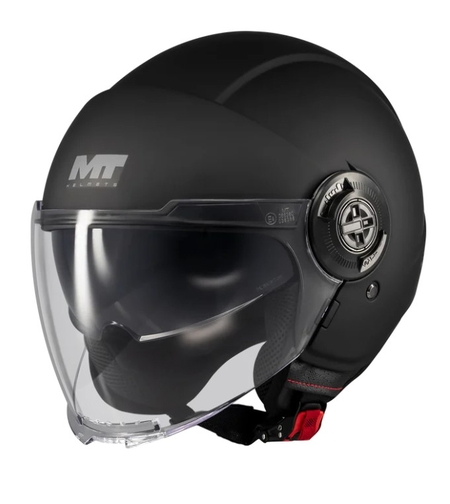 КАСКА ЗА СКУТЕР MT VIALE SV S PURE A1 BLACK MATT