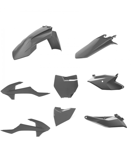 Комплект пластмаси POLISPORT Standard Plastic kit - KTM SX85 - 2016-23 Grey