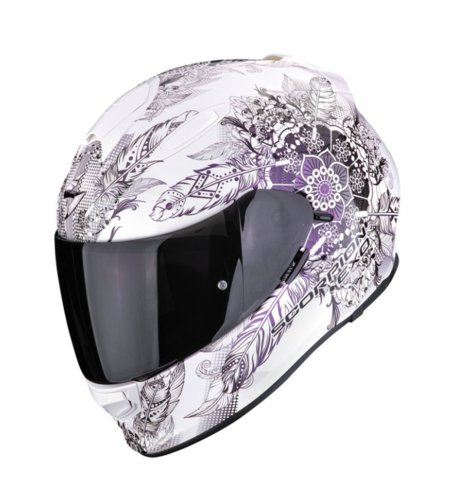 Каска SCORPION EXO-491 DREAM White-Chameleon