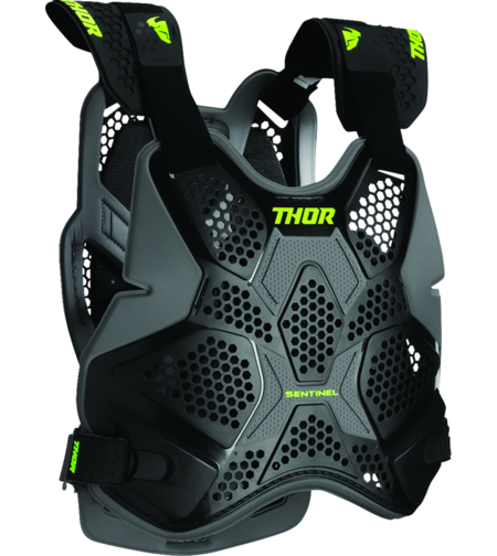 Протекторна броня THOR SENTINEL PRO BLACK/NEON GREEN