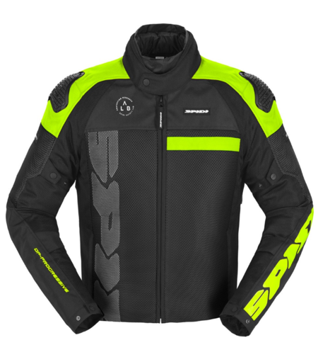 Текстилно мото яке SPIDI PROGRESSIVE NET H2OUT Yellow fluo