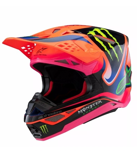 Мотокрос каска ALPINESTARS SM10 Deegan OR/PU/PK