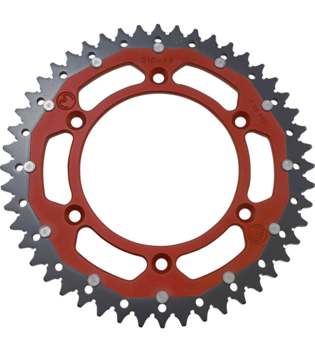 Двукомпонентно зъбно колело MOOSE 1210-210-48 RED