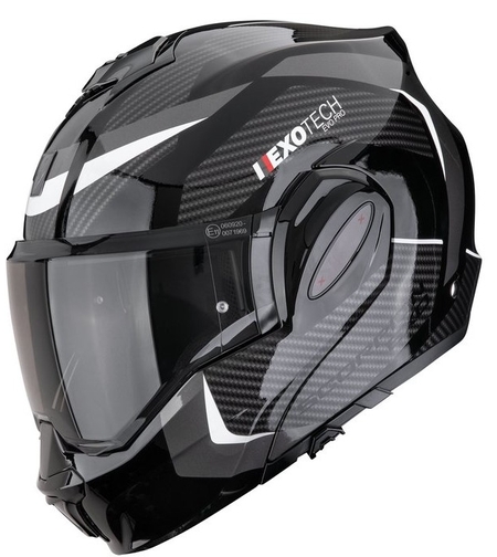 Модуларна каска SCORPION Exo-Tech Evo Pro ACUTI Black-Silver