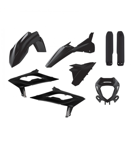 Комплект пластмаси POLISPORT Full Plastic Kit Beta RR 2T/4T (2023-24) Black