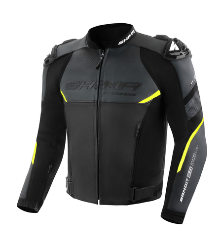 Кожено мото яке SHIMA BANDIT 2.0 FLUO