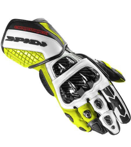Мото ръкавици SPIDI Carbo track EVO BLACK/FLUO