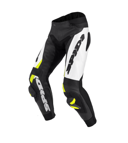 Кожен панталон SPIDI RR PRO WARRIOR BLACK/FLUO