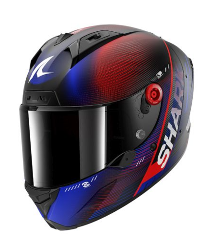 Каска SHARK AERON SPEED-TECH MAT BLACK/BLUE/RED