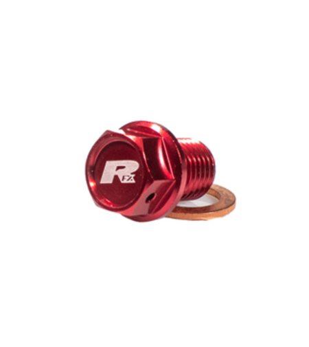 Пробка за масло RFX Pro Magnetic Drain Bolt (Red) [M8 x 35mm x 1.25] - Honda CRF250R 20-21