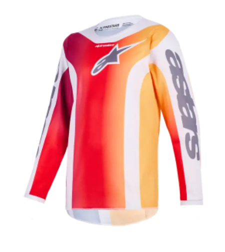 Детско мотокрос джърси Alpinestars FLUID PORTL RED/GRAY