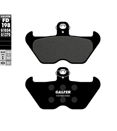Предни мото накладки Galfer SEMI METAL FD198G1054