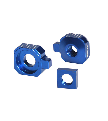 Блок втулка за задна ос RFX Pro Rear Axle Adjuster Blocks (Blue) - Husqvarna TC65 17-24