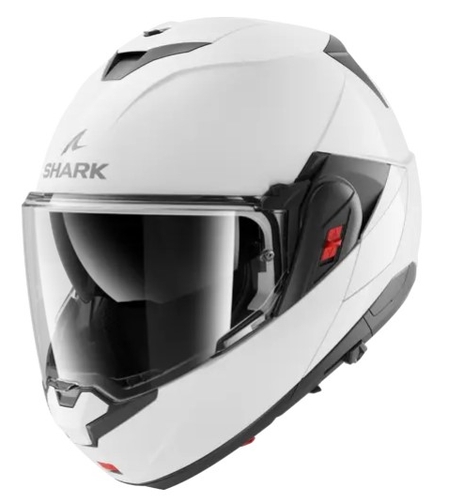 Модуларна каска SHARK OXO BLANK Pearly White