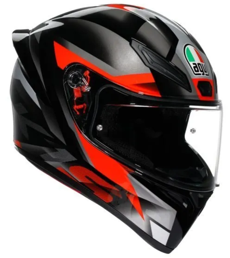 КАСКА AGV K1 S FASTLAP BLACK/GREY/RED