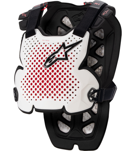Протекторна броня ALPINESTARS A-1 PRO BLACK/RED/WHITE