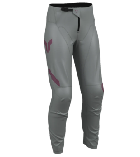 Дамски мотокрос брич  THOR  RIDEMODE MENACE PURPLE/GREY