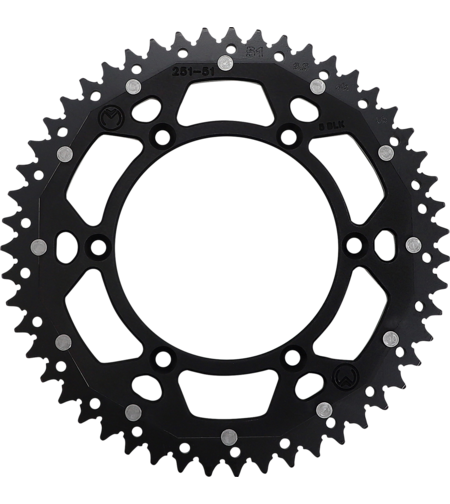 Двукомпонентно зъбно колело MOOSE 1210-251-51-10X BLACK