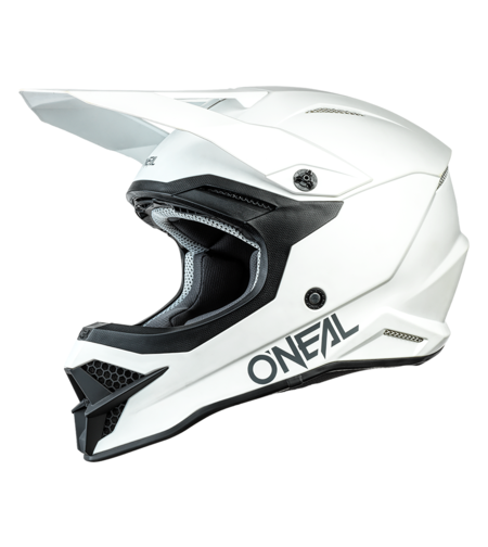 Мотокрос каска O'NEAL 3SERIES SOLID WHITE