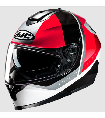 Каска HJC C70N ALIA BLACK/WHITE/RED