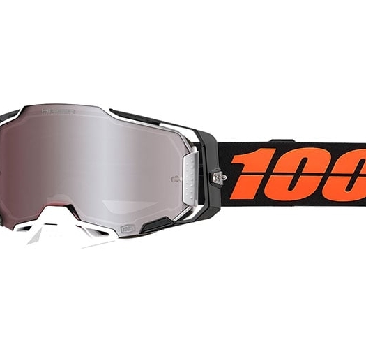 Мотокрос очила 100% ARMEGA BLACKTAIL HIPER SILVER MIRROR