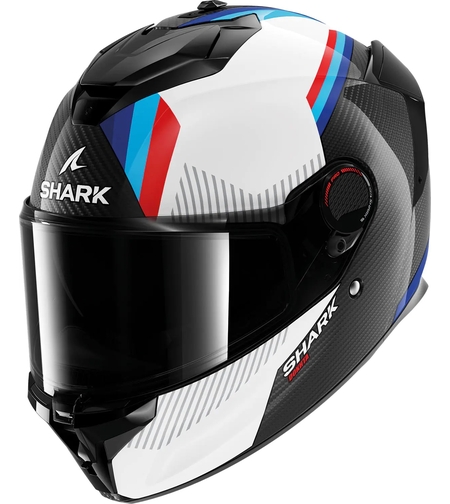 Каска SHARK SPARTAN GT PRO DOKHTA CARBON BLACK/WHITE/RED