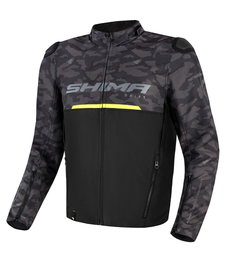 Текстилно мото яке SHIMA DRIFT BLACK/CAMO