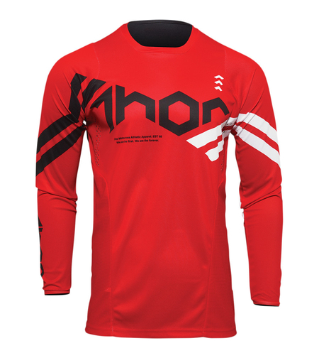 Мотокрос джърси THOR PULSE CUBE RED/WHITE