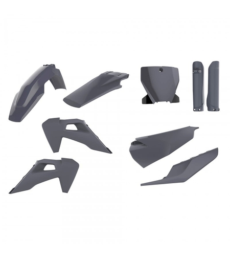 Комплект пластмаси POLISPORT Full Plastic kit Husqvarna TE/FE (2020-23) Grey