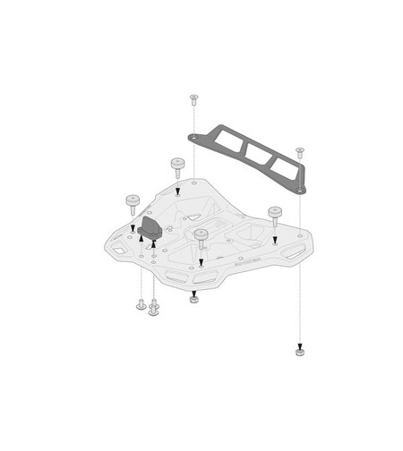 Стойка за куфар SW-MOTECH LUGGAGE ADVENTURE-RACK AD 1