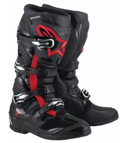 Мотокрос ботуши ALPINESTARS TECH 7 BLACK/RED FLUO C25