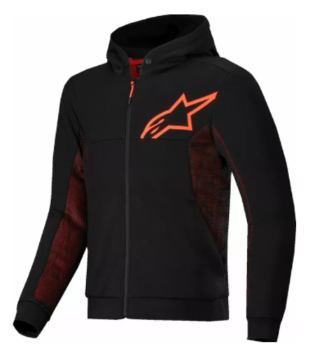 Мото суитшърт ALPINESTARS CHROME V2 BLK/RED