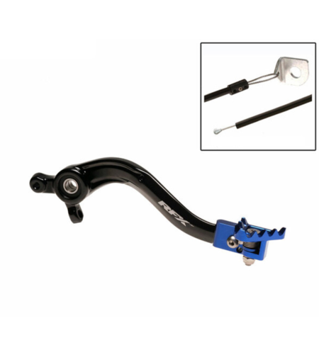 Заден лост за спирачка RFX Pro FT Rear Brake Lever (Black/Blue) Sherco SE/SE-F