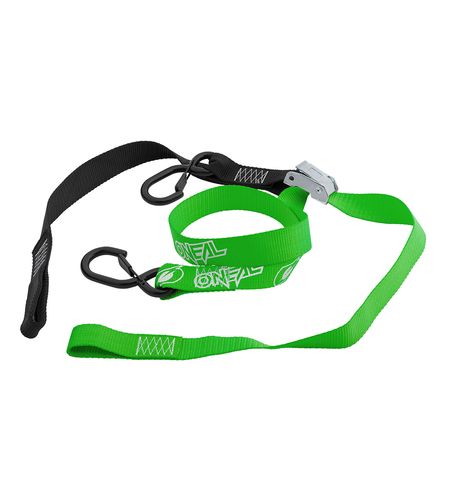 Колани за захващане на мотор O’NEAL DE LUXE Tie Downs LOGO GREEN
