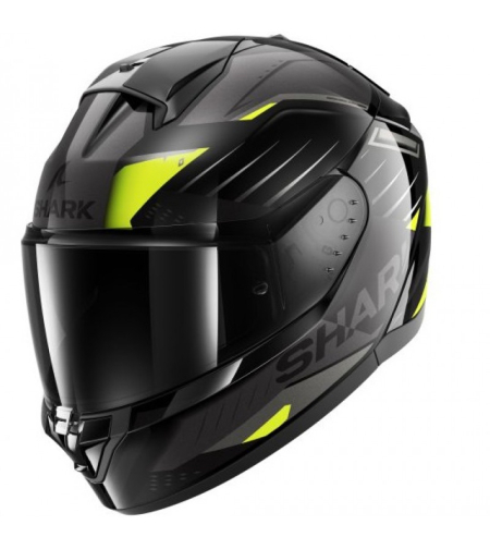 Каска SHARK RIDILL 2 BERSEK BLACK/GREY/YELLOW FLUO