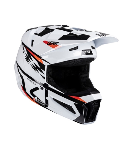 Детска мотокрос каска LEATT Kit Moto 3.5-White V25