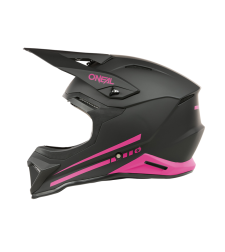 Детска каска O'NEAL 1SERIES SOLID BLACK/PINK V.25