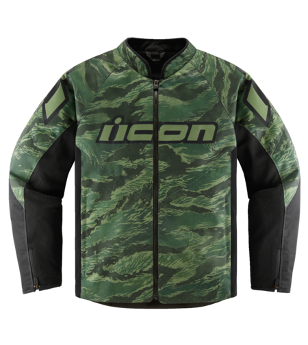 Текстилно мото яке ICON HOOLIGAN CE TIGER`S BLOOD GREEN