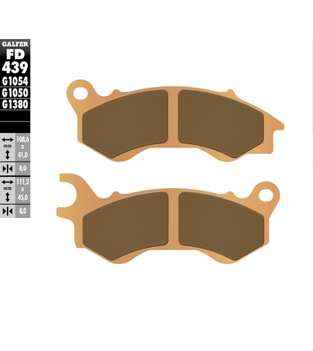 Предни мото накладки Galfer SINTERED SCOOTER FD439G1380