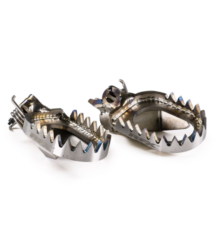 Степенки RFX Pro Series Anti-Mud Footrests - Titanium Fantic/Yamaha YZ 250F 24-25 / 450F 23-25