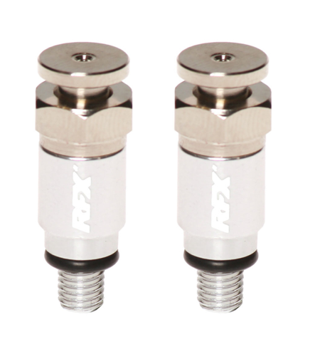 Обезвъздушители за вилка RFX Pro M5x0.8 (White) Kayaba/Showa RR 250 2T RACING