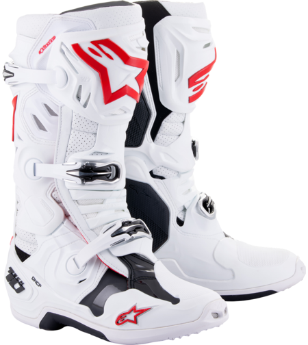 Мотокрос ботуши ALPINESTARS TECH 10 WHITE/RED SUPERVENTED